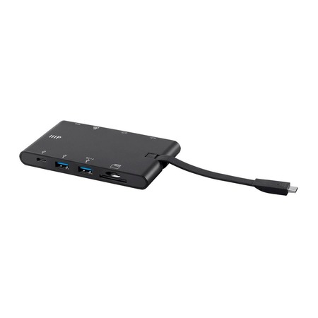 Monoprice Mobile Series USB-C to HDMI 4K@30Hz_ VGA_ 2-Port USB 3.0_ Gigabit RJ45 33572
